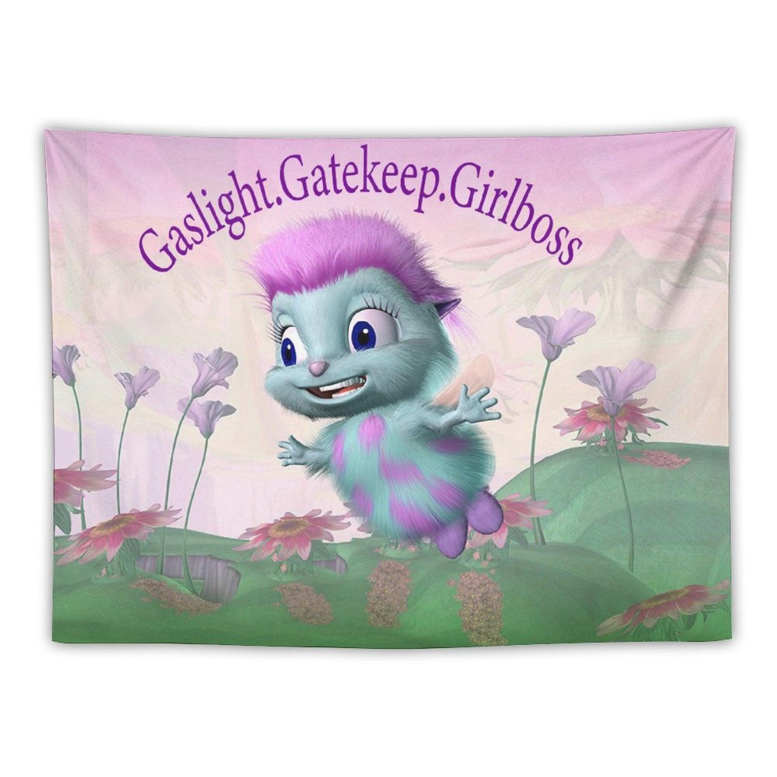 Gaslight Gatekeep Girlboss Bibble Tapestry