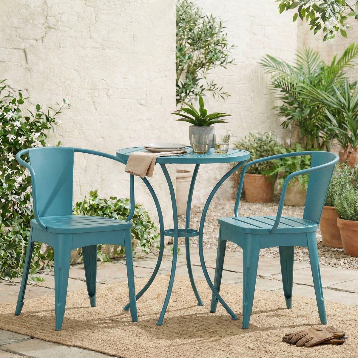 Colmar 3 Pc KD Metal Set - Matte