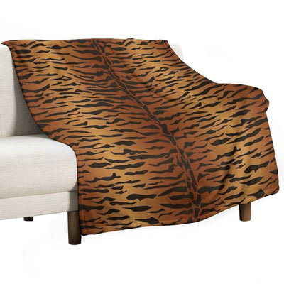 Tiger Animal Print Lightweight Throw Blanket
