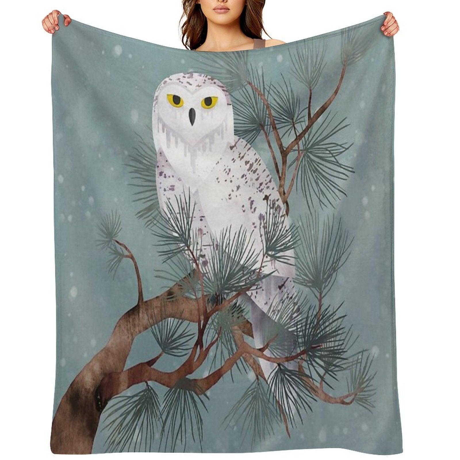 Snowy Throw Blanket