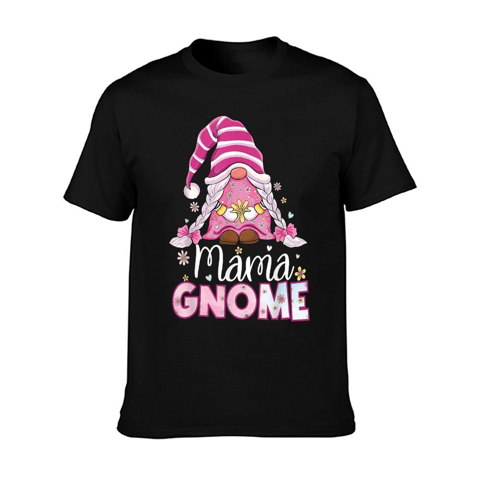 Flower For Mom Gnomies Cute Gnome Mom Happy Mother's Day T-Shirt