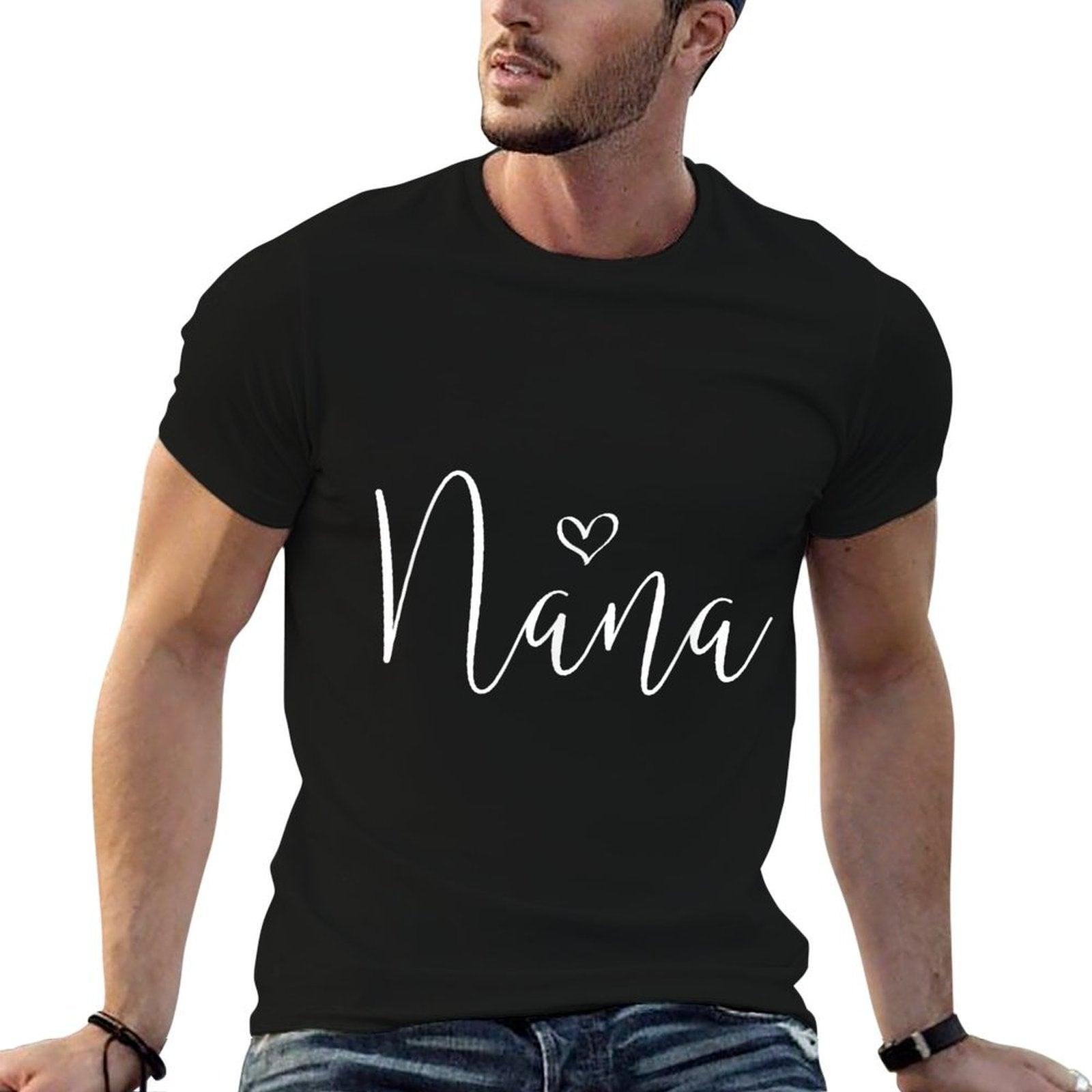 Nana For Women Grandma Christmas Mother's Day Grandparents' T-Shirt