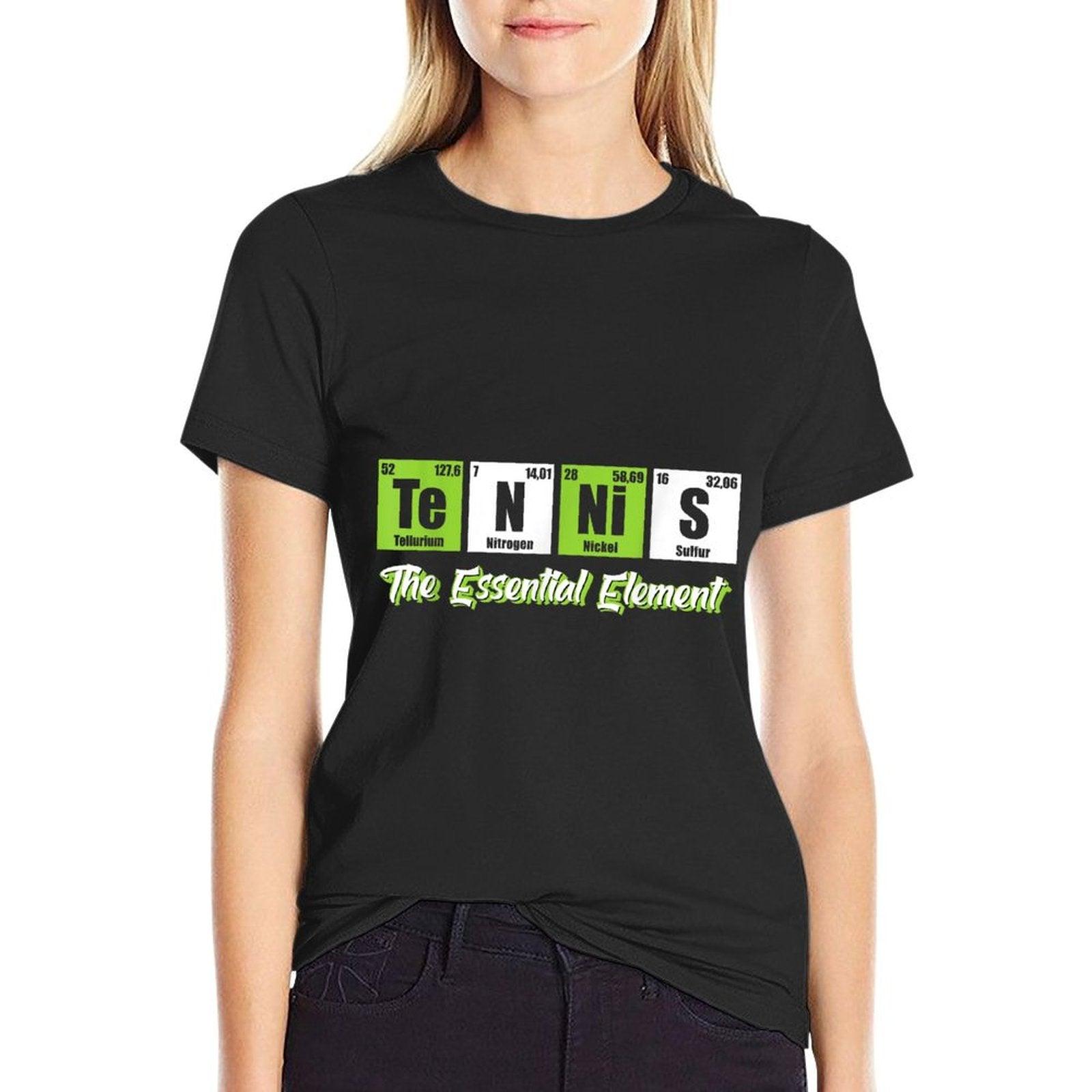 Tennis - The Essential Element  Funny Love Tennis T-Shirt