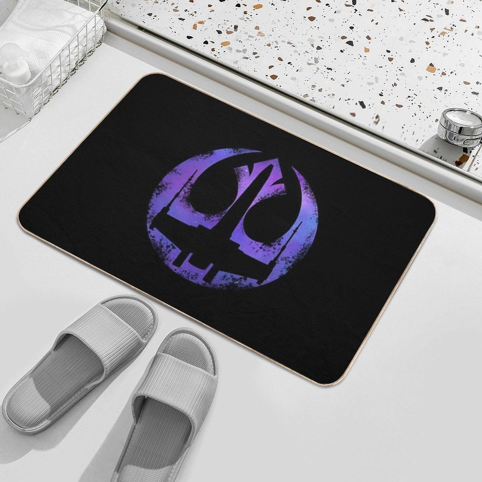Galaxy Star Ship Bath Mat