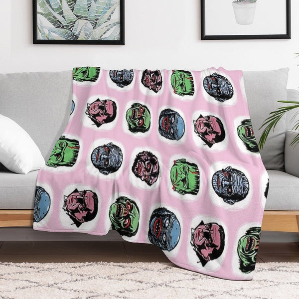 Famous Monsters Blanket Gift-ready Throw Blanket