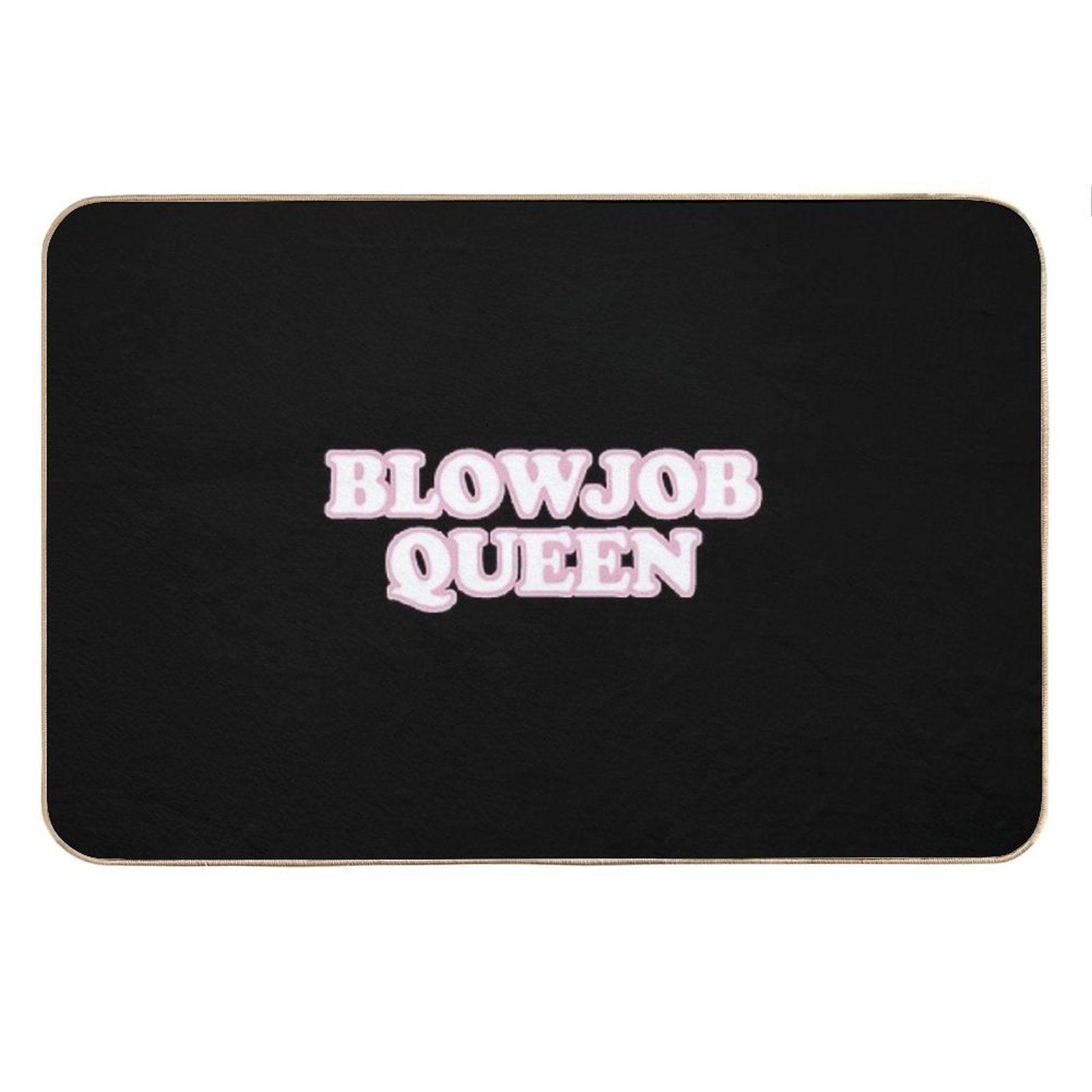 Blowjob Queen Bath Mat
