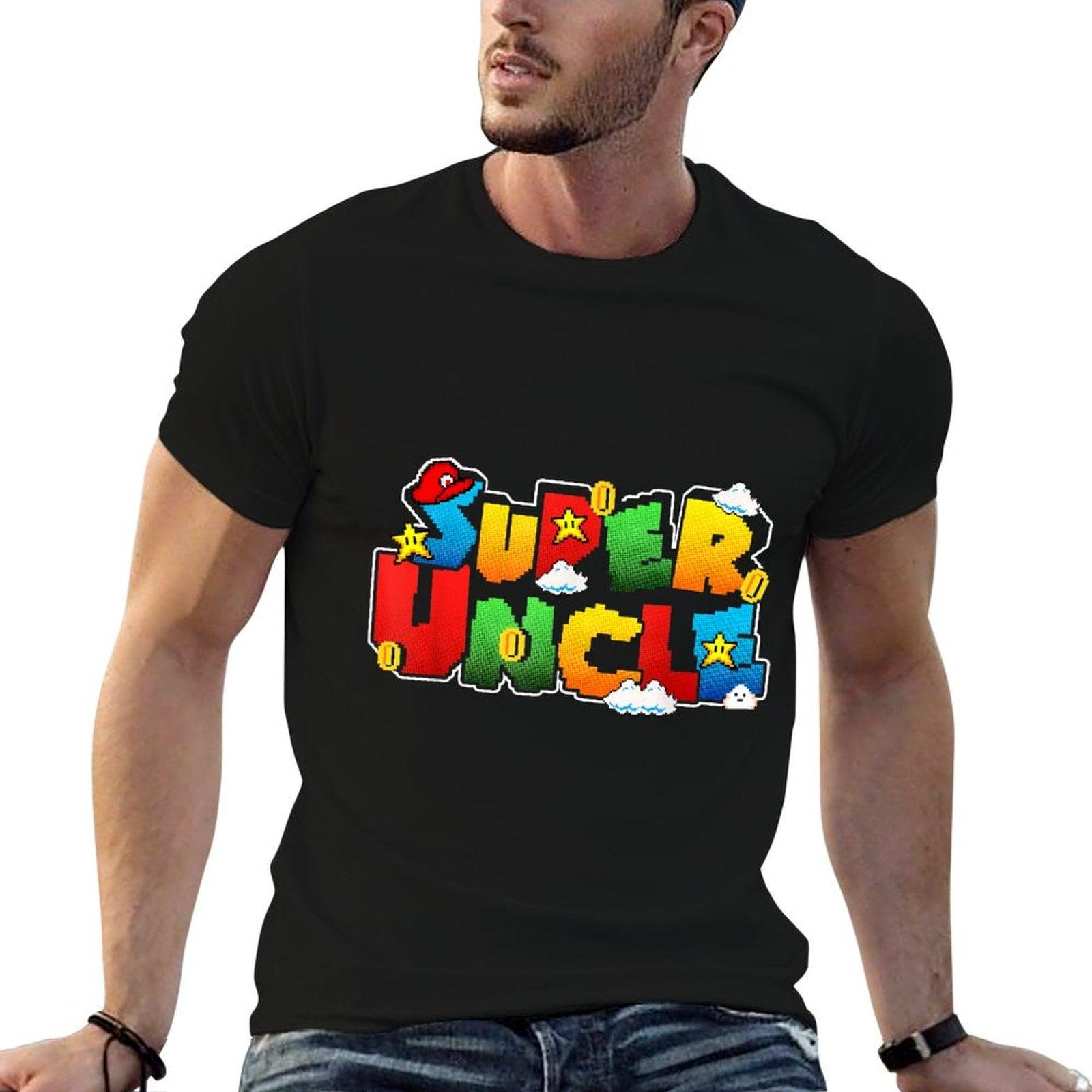 Gamer Super Uncle Funny Father Day Gifts For Uncle T-Shirt