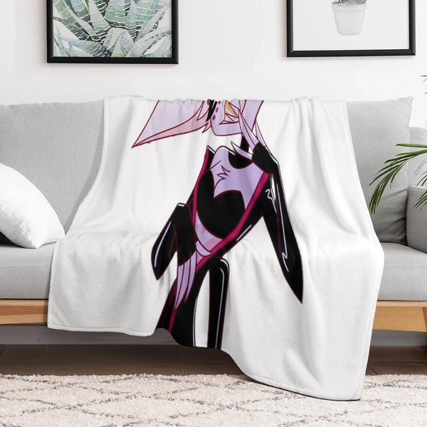 Angeldust Hazbin Hotel Poison Tshirt Sticker V2 Throw Blanket