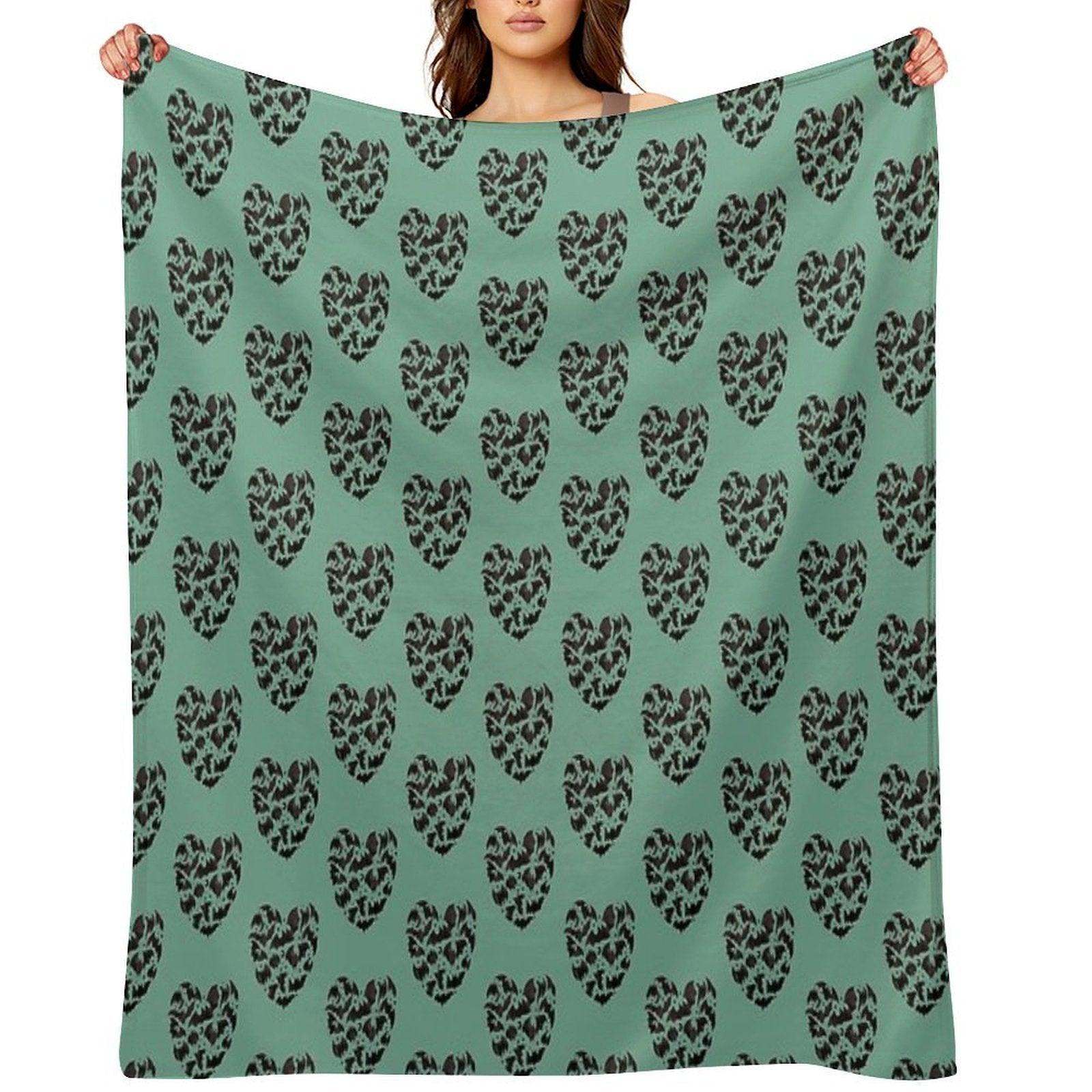 Bat Heart Throw Blanket