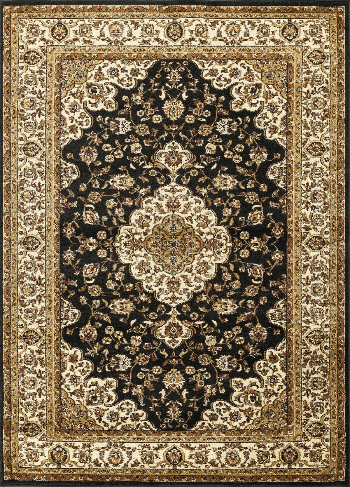 Classic GC_VIN5003 Black Area Rug