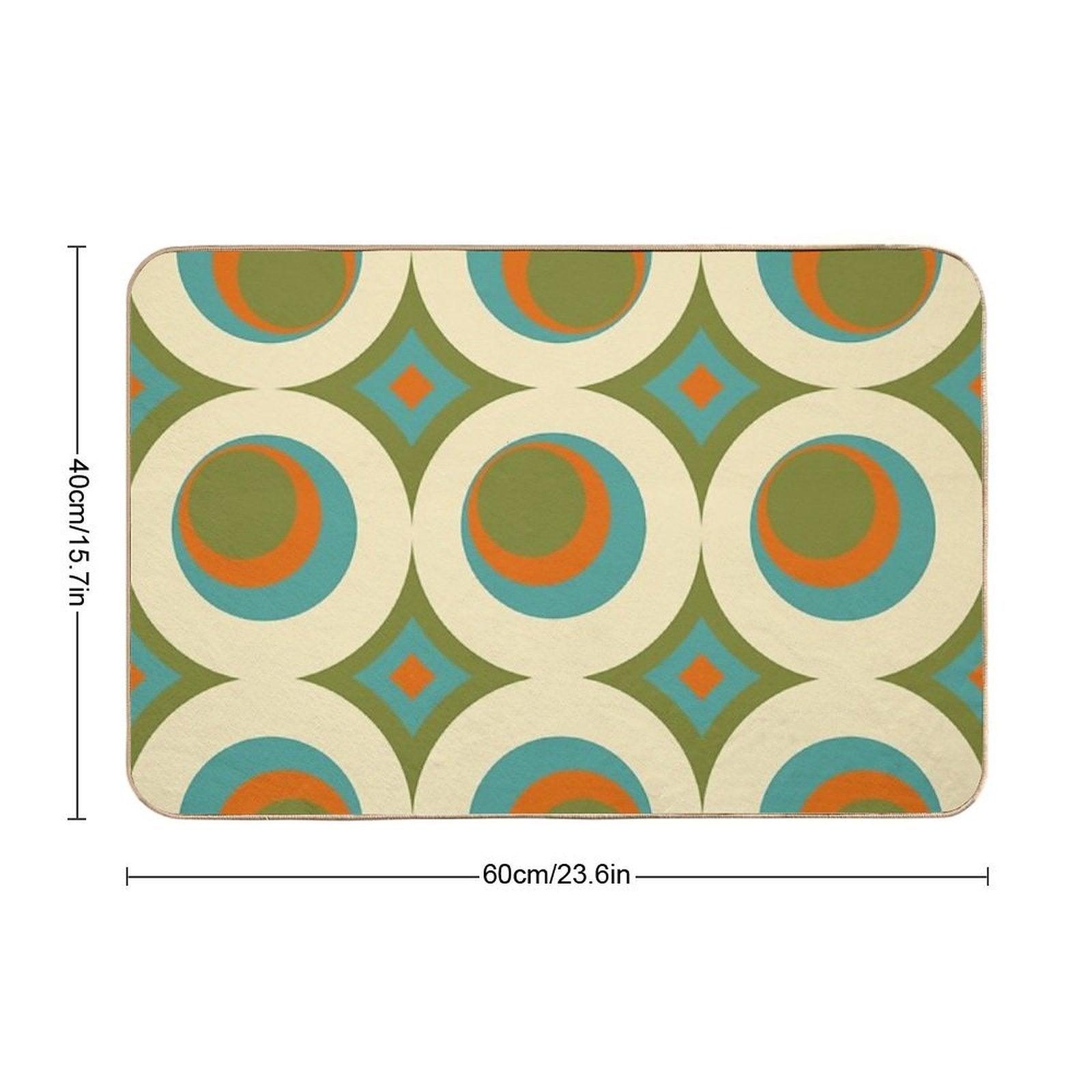 Mid-Century Modern Funk 2 Bath Mat