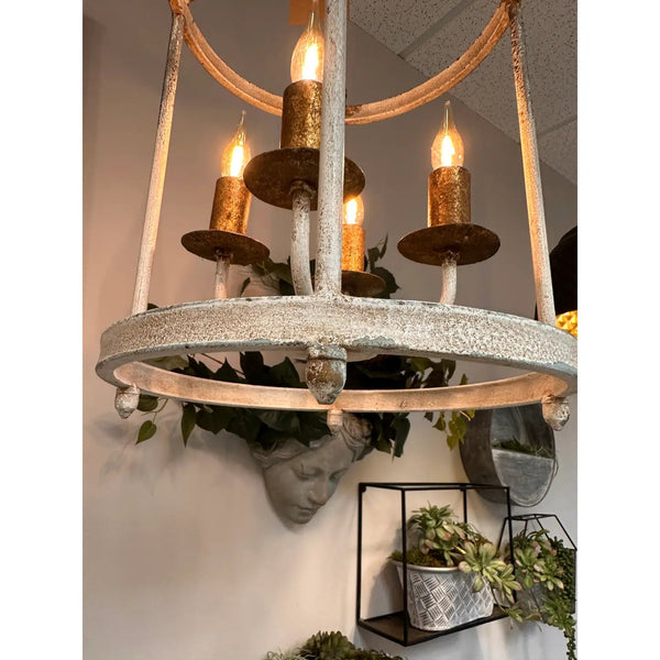 Rust Iron Dining Table Lamp VagabondVintage