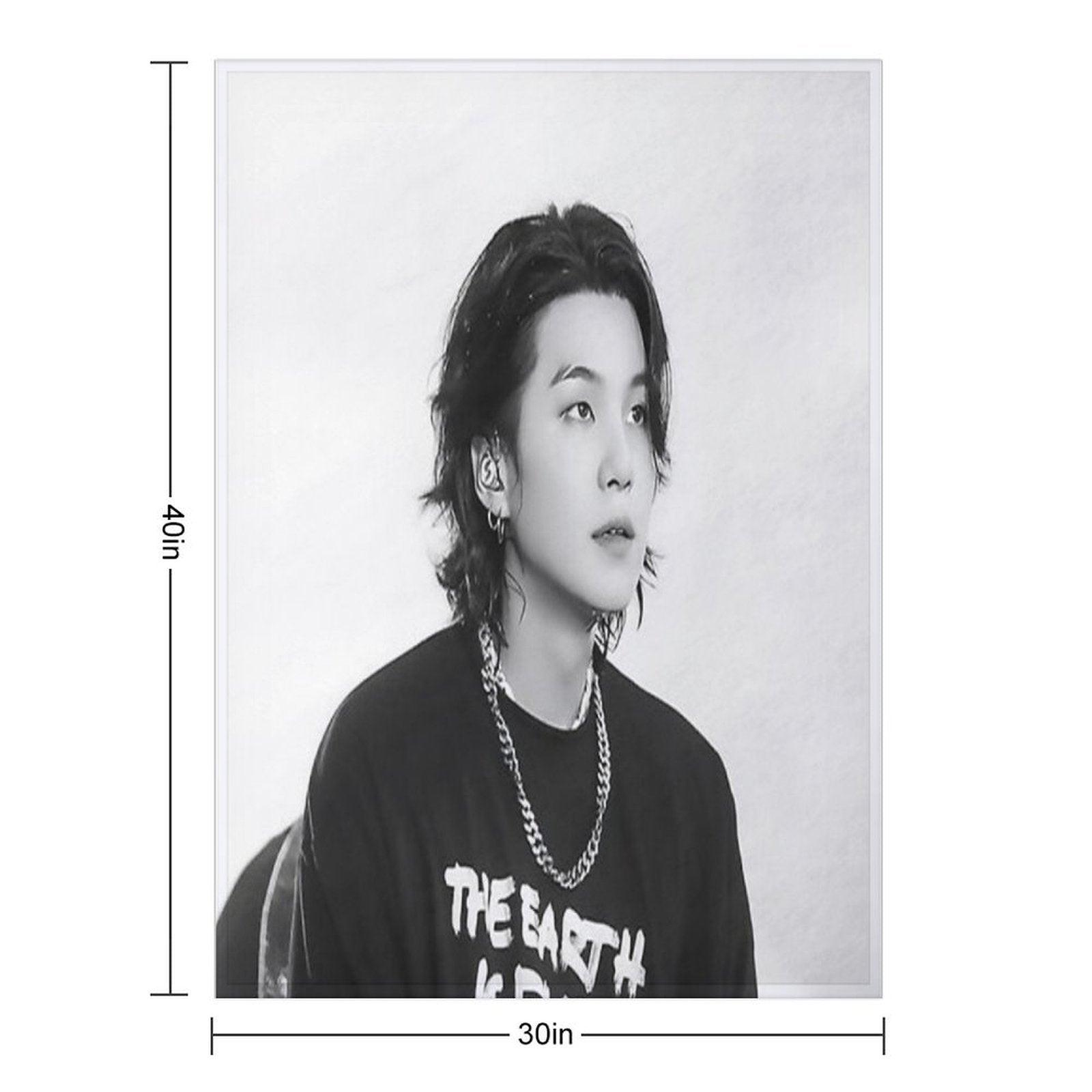 Yoongi Concert Throw Blanket