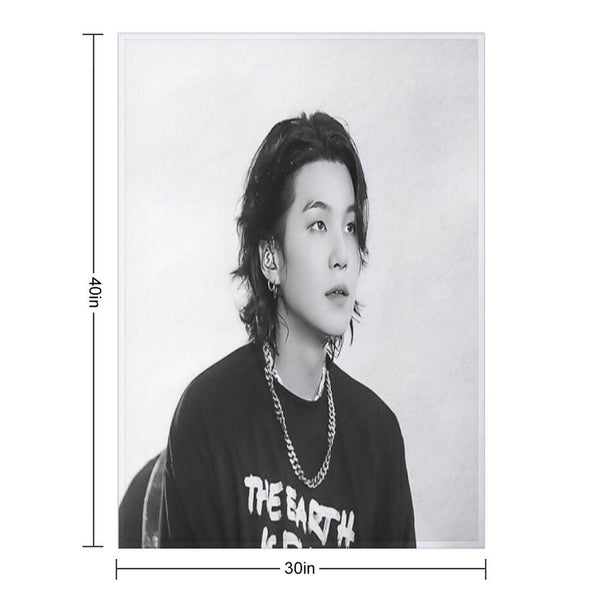 Yoongi Concert Throw Blanket