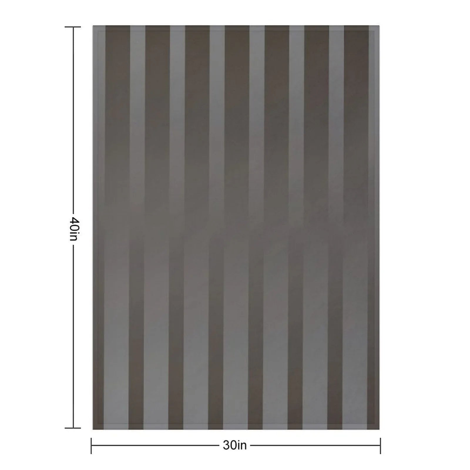Gradient Taupe with Elegant Vertical Stripes Throw Blanket
