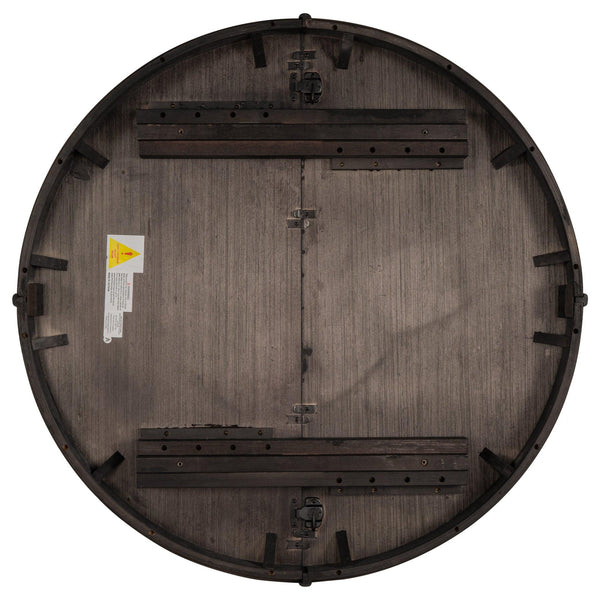 Farmhouse Round Extendable Dining Table