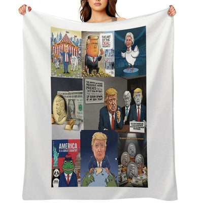 Trump Eras Lightweight Throw Blanket