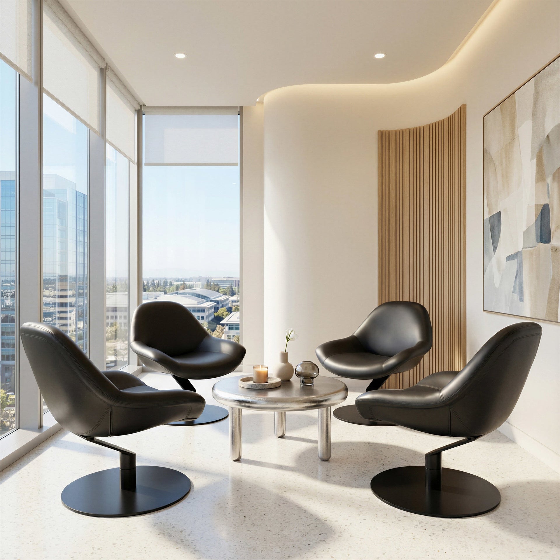 Poole Accent Chair Black