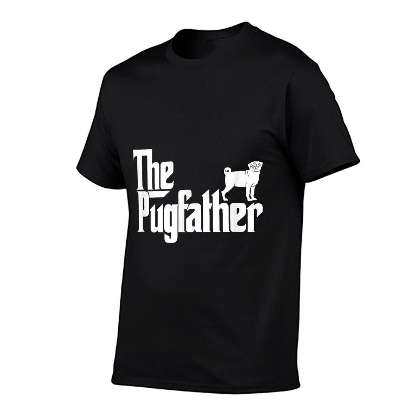 Funny Pug Owner Shirt The Pugfather Pug Father Gift T-Shirt