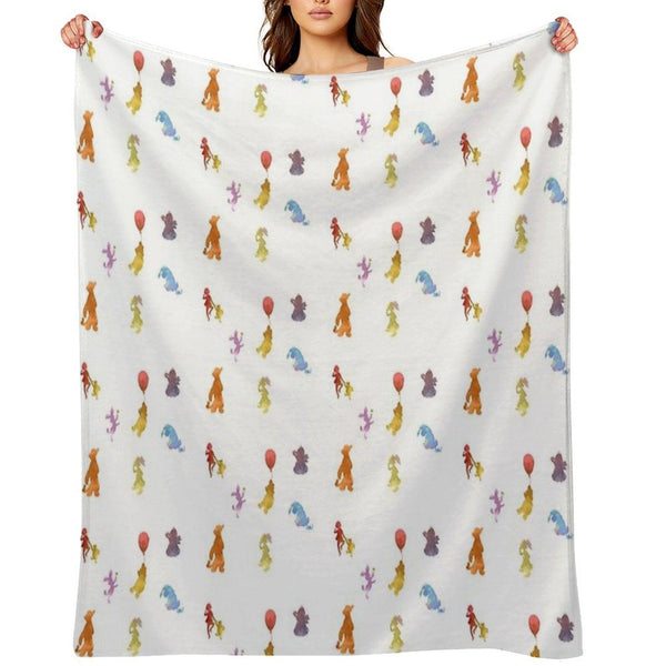Animals Inspired Sheet Throw Blanket