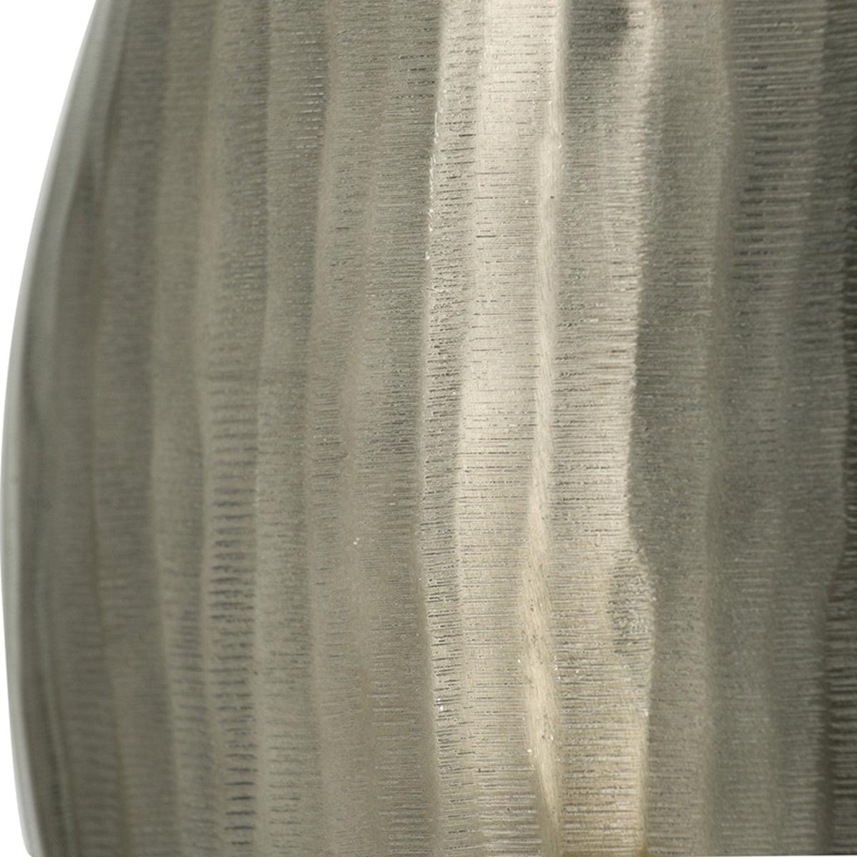 Modern Oval Metallic Accent Vase