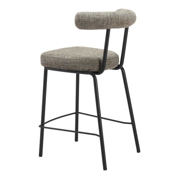 Kede Counter Stool Green Tweed