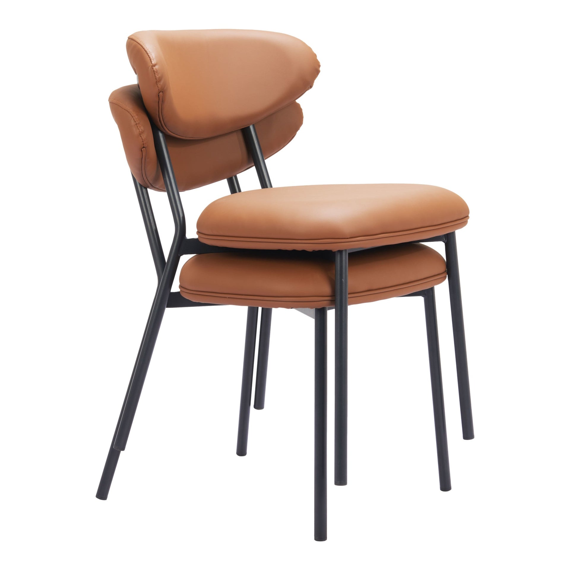 Rorun Dining Chair (Set of 4) Brown