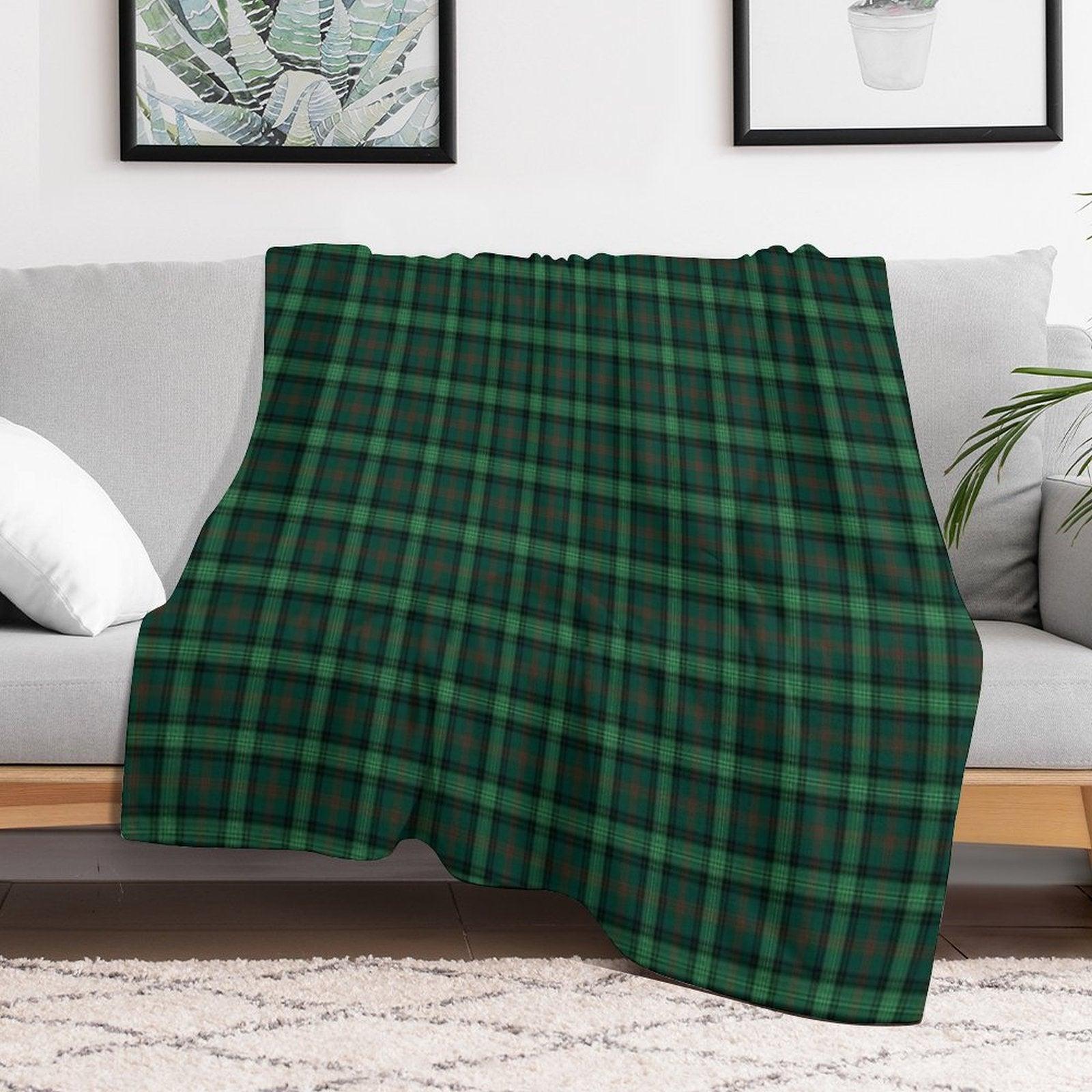 Clan Ross Hunting Tartan Throw Blanket