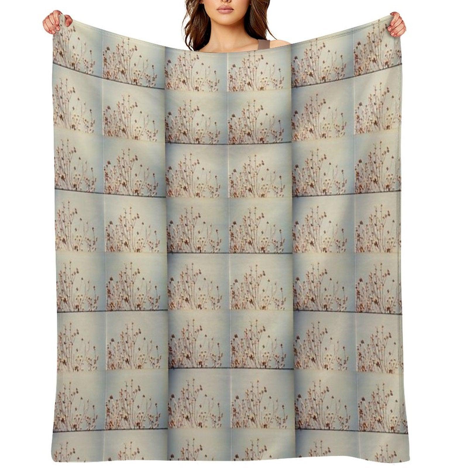 Tree Times Four Throw Blanket
