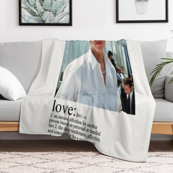 Leonardo Dicaprio Love Machine-washable Throw Blanket
