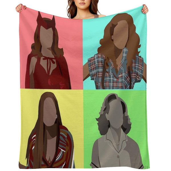 Four Realities Throw Blanket