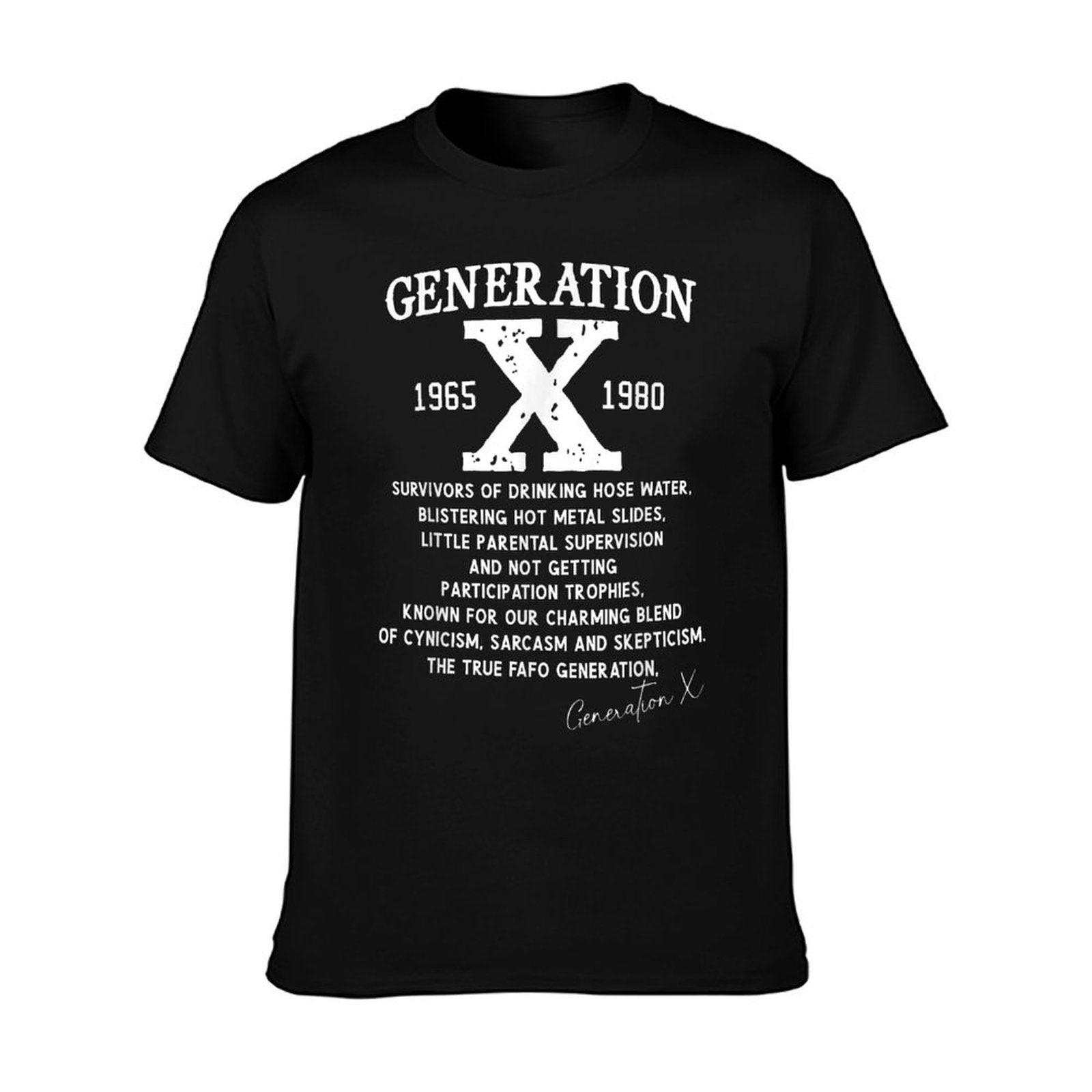 Proud Gen X 1965 to 1980 Vintage Generation X T-Shirt