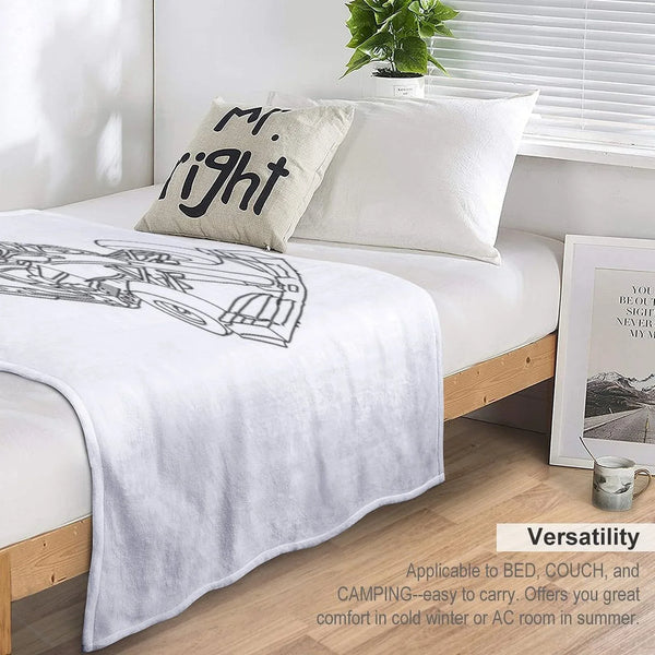 F1 Sketch Throw Blanket