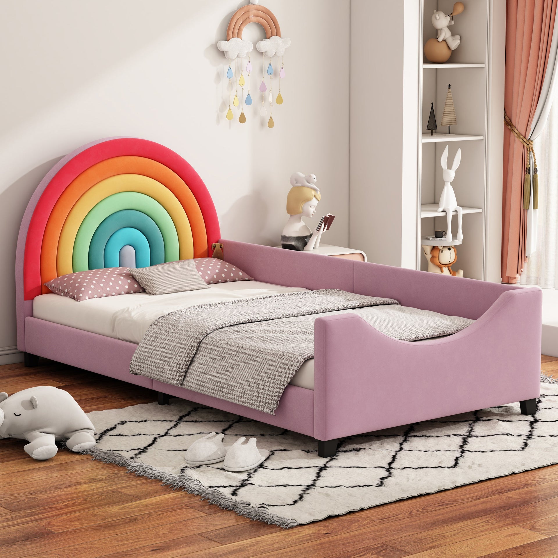 Rainbow Upholstered Twin Daybed