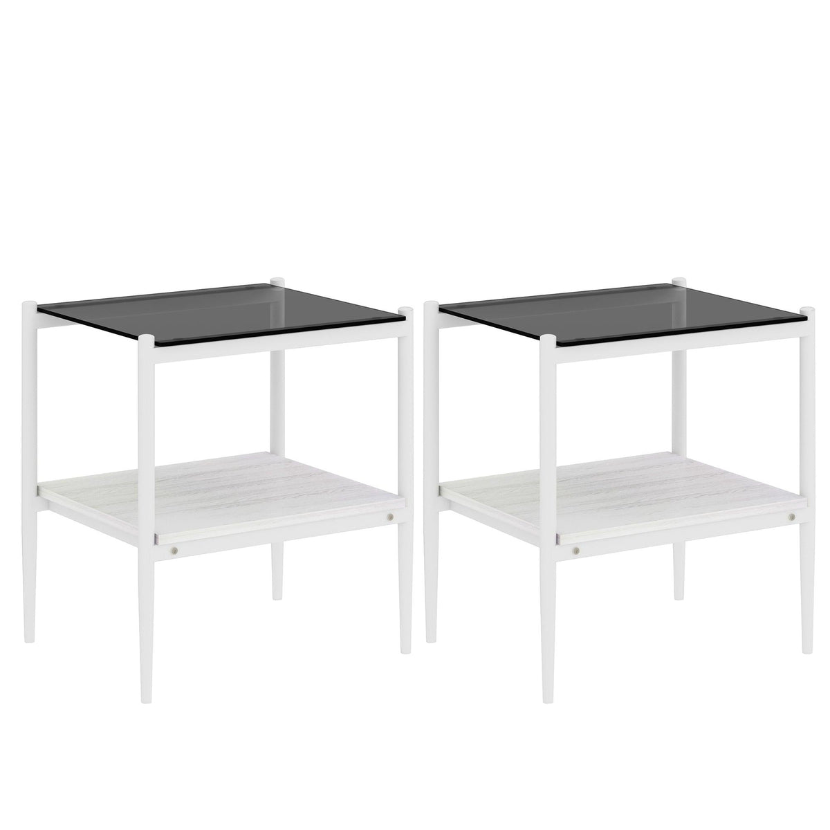 Set of 2 Rectangle End Tables