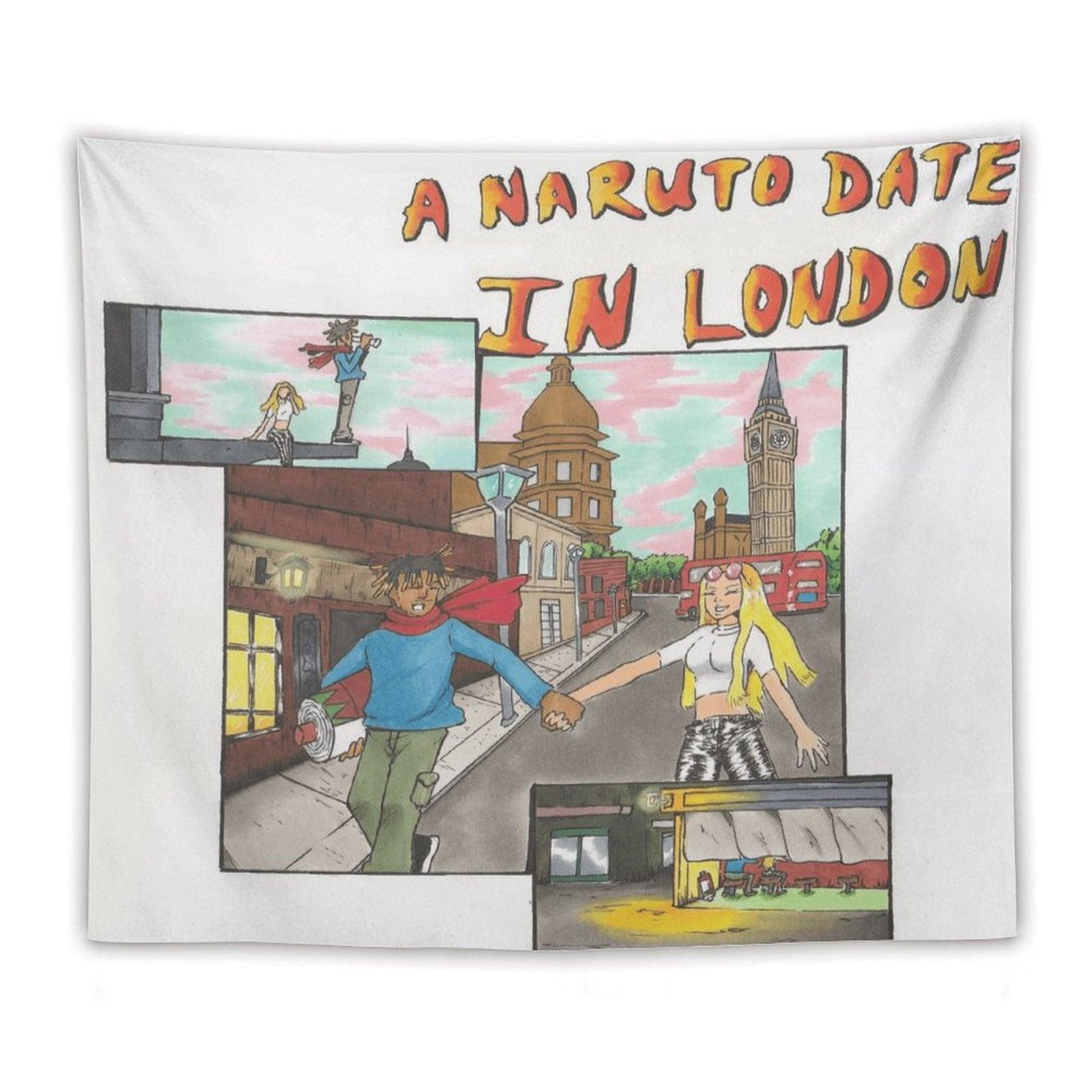 A Naruto Date In London Tapestry