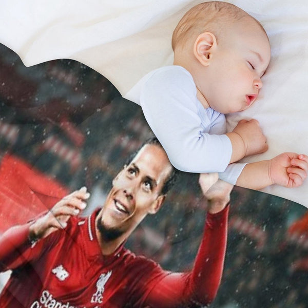 Virgil Van Dijk Travel-friendly Throw Blanket
