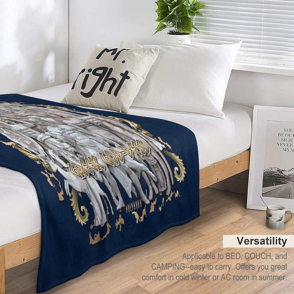 Greek God-Dess Quick-dry Throw Blanket