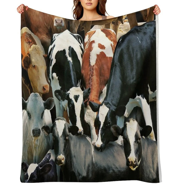 Cows Throw Blanket