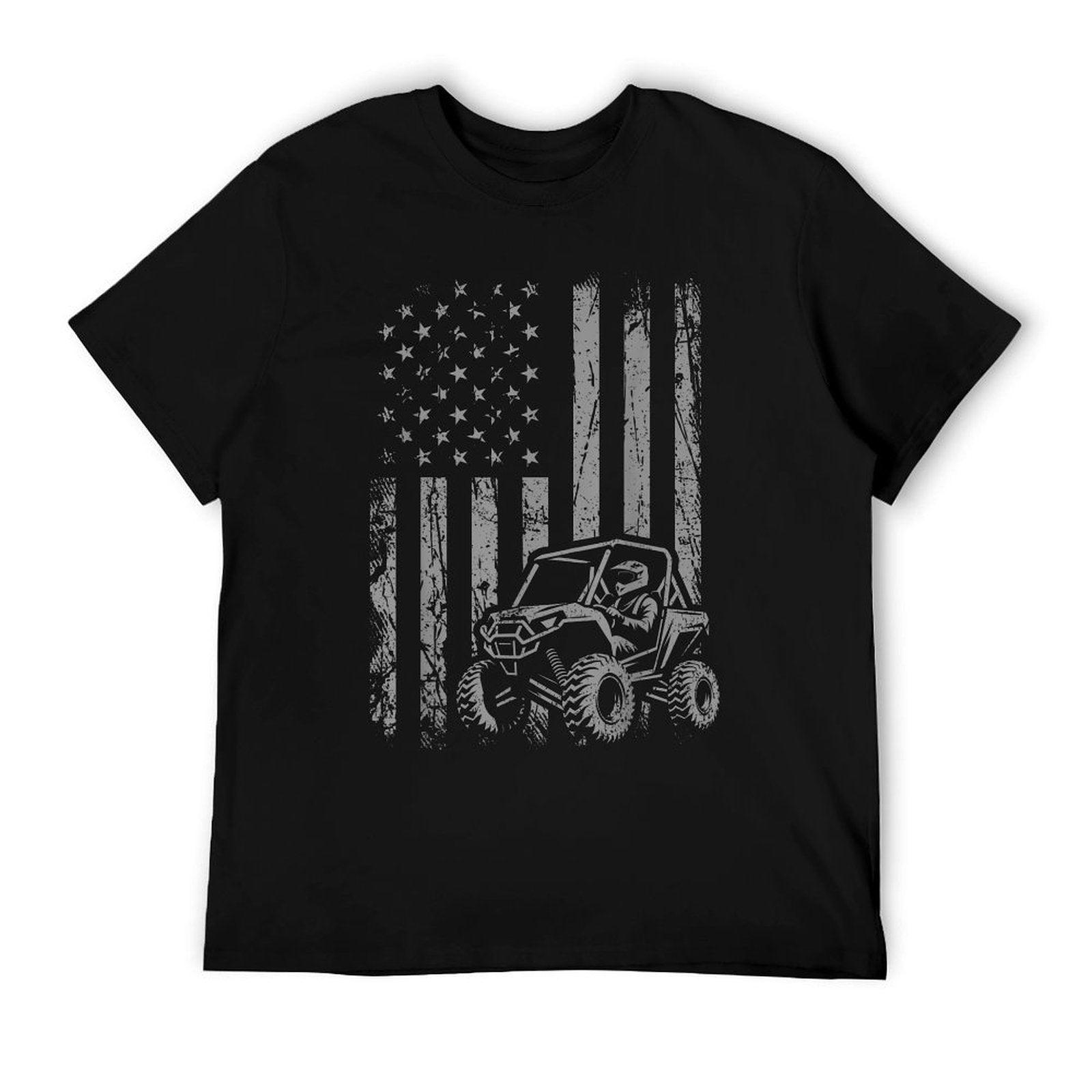 American Flag UTV Side By Side SXS Off Road T-Shirt