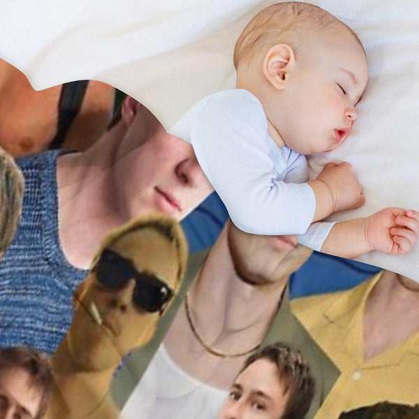 Drew Starkey Photo Collage Throw Blanket