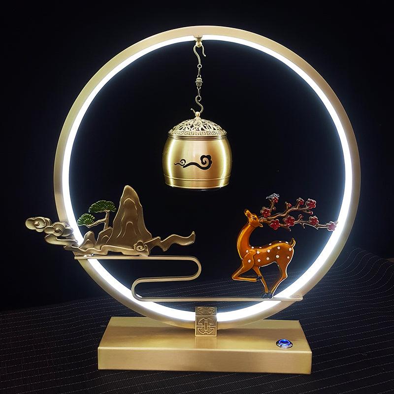 New Chinese Copper Altar and Fountain with Lights, Sound and Aromatherapy