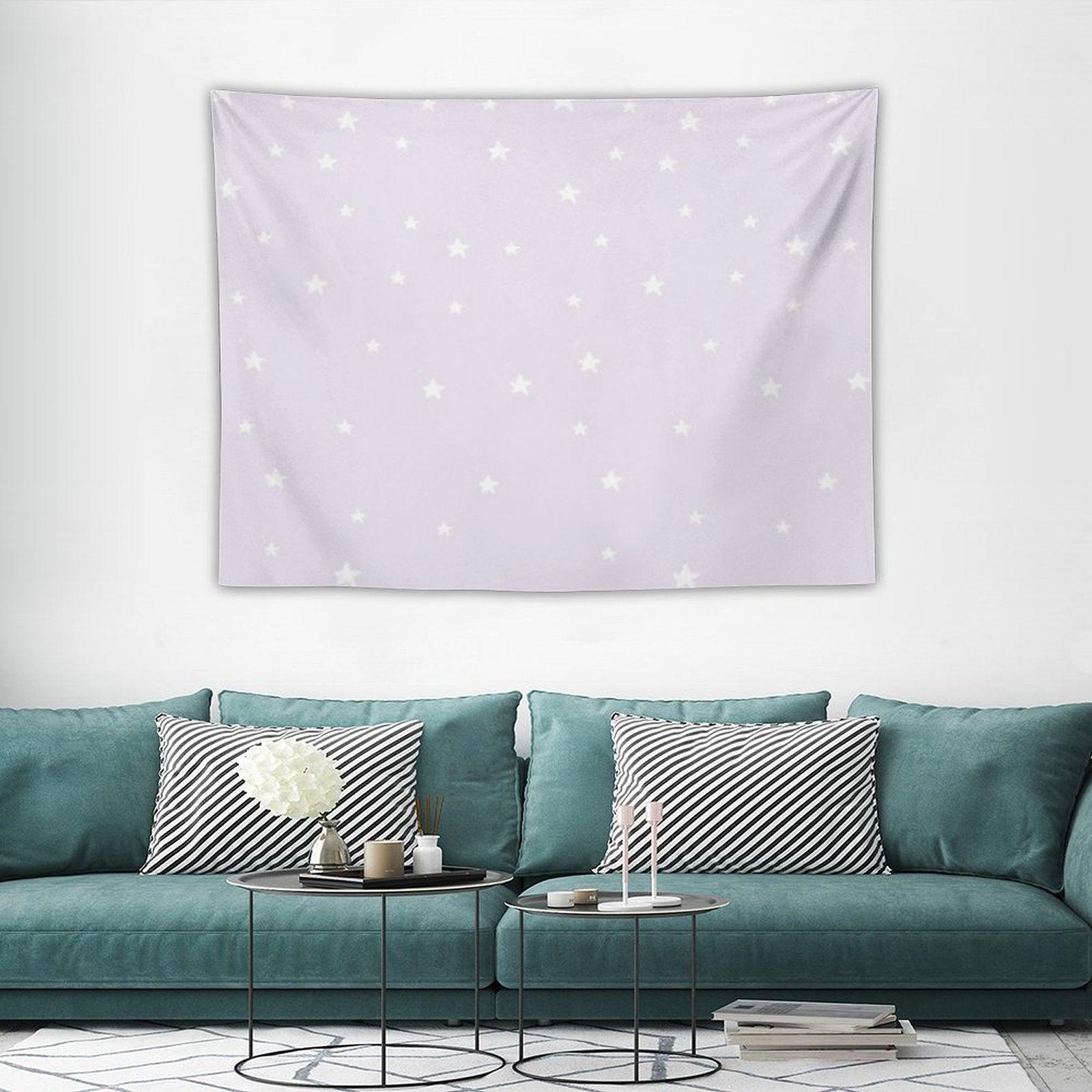 Lilac Stars Tapestry