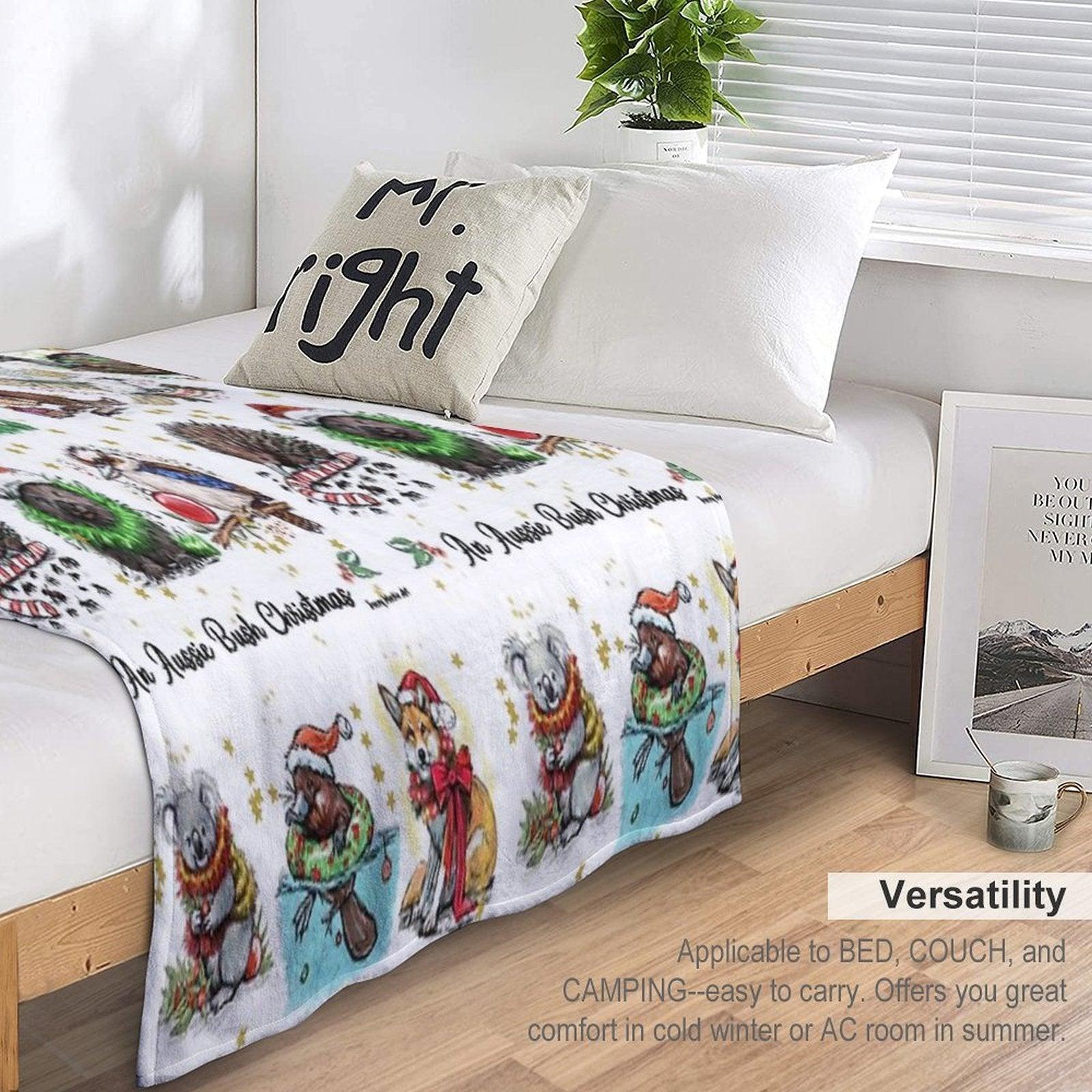 An Aussie Bush Christmas Throw Blanket