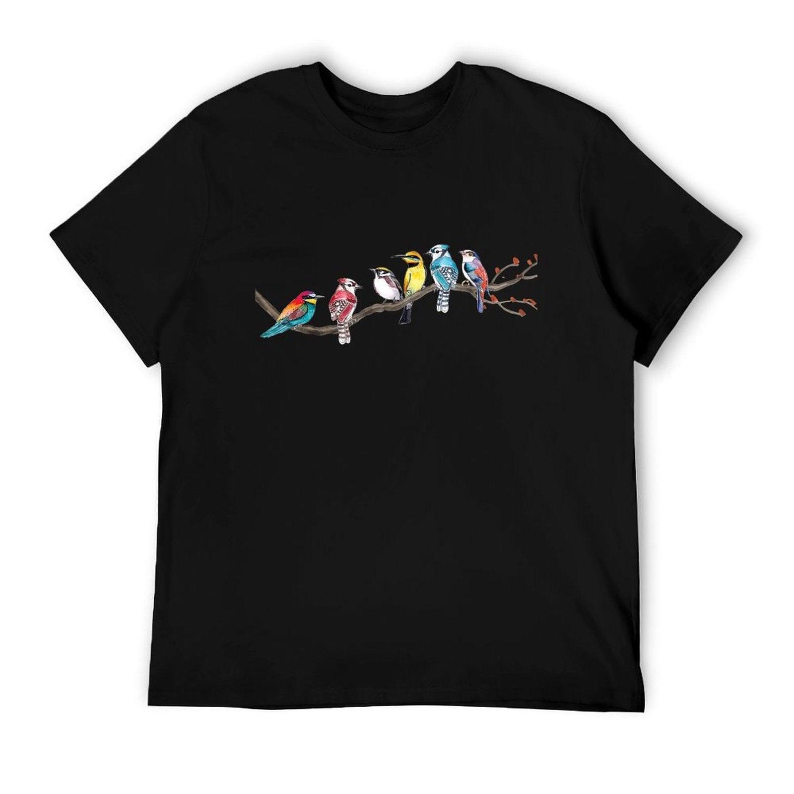 Birds On A Branch - Birding Bird Watching Bird Watcher T-Shirt