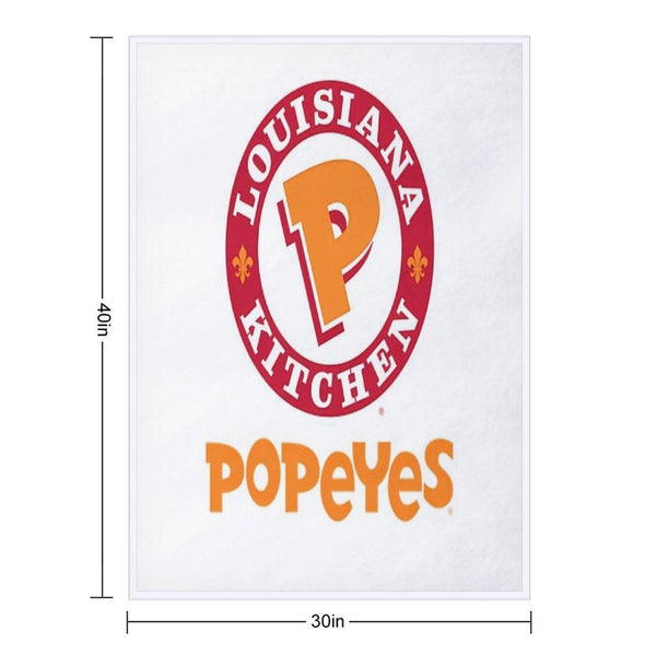 Popeyes Logo Eco-conscious Throw Blanket