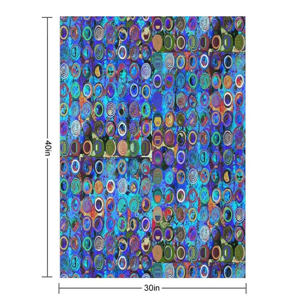 Sirkel 1  Fun With Circles And Dots Machine-washable Throw Blanket