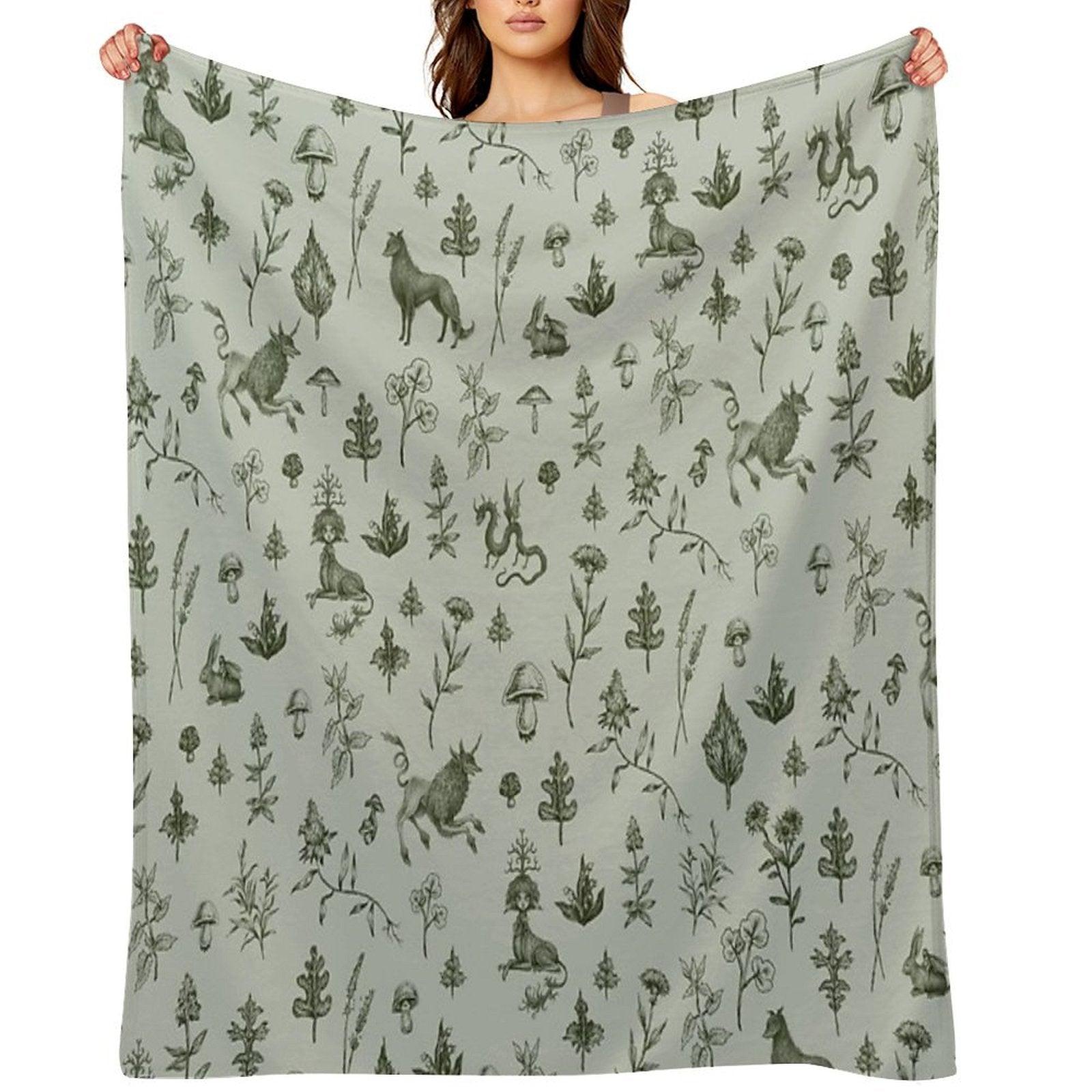 Medieval Dingus Party! Throw Blanket