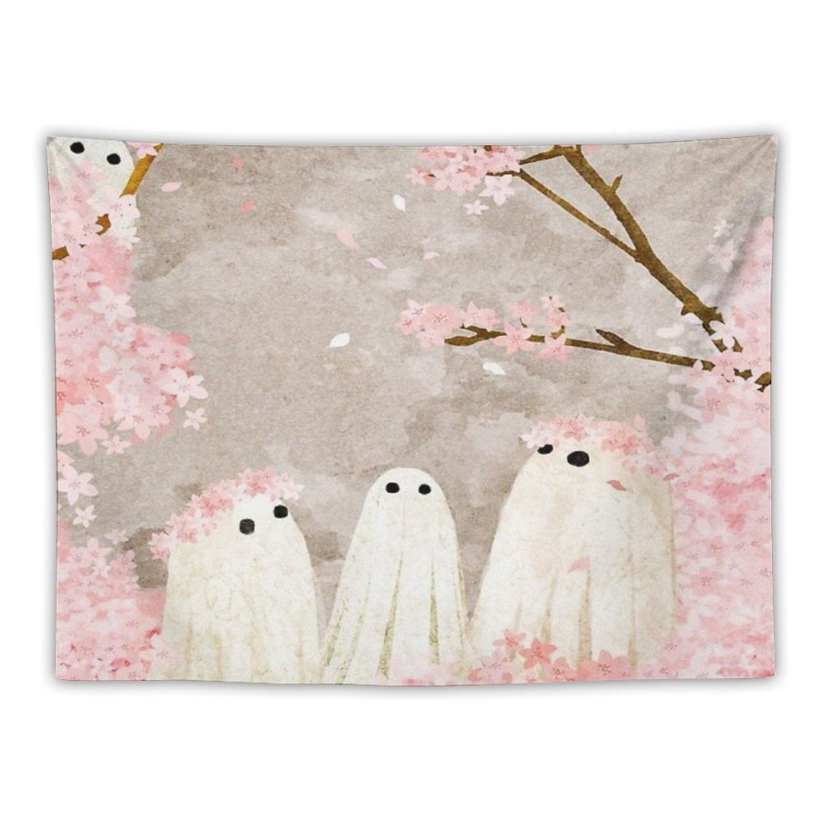 Cherry Blossom Party Tapestry
