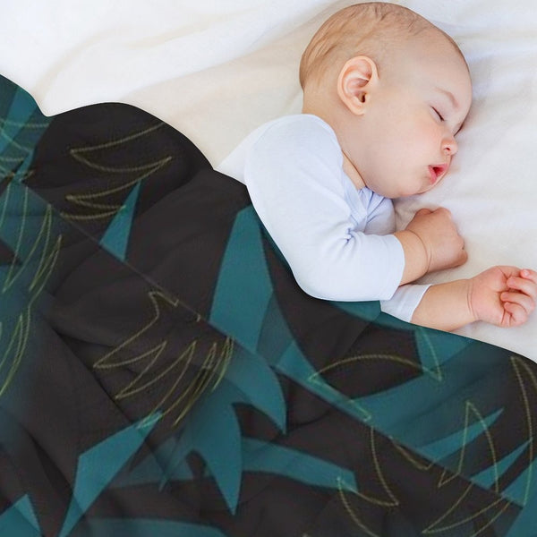 Tropical Pattern Comfort Throw Blanket